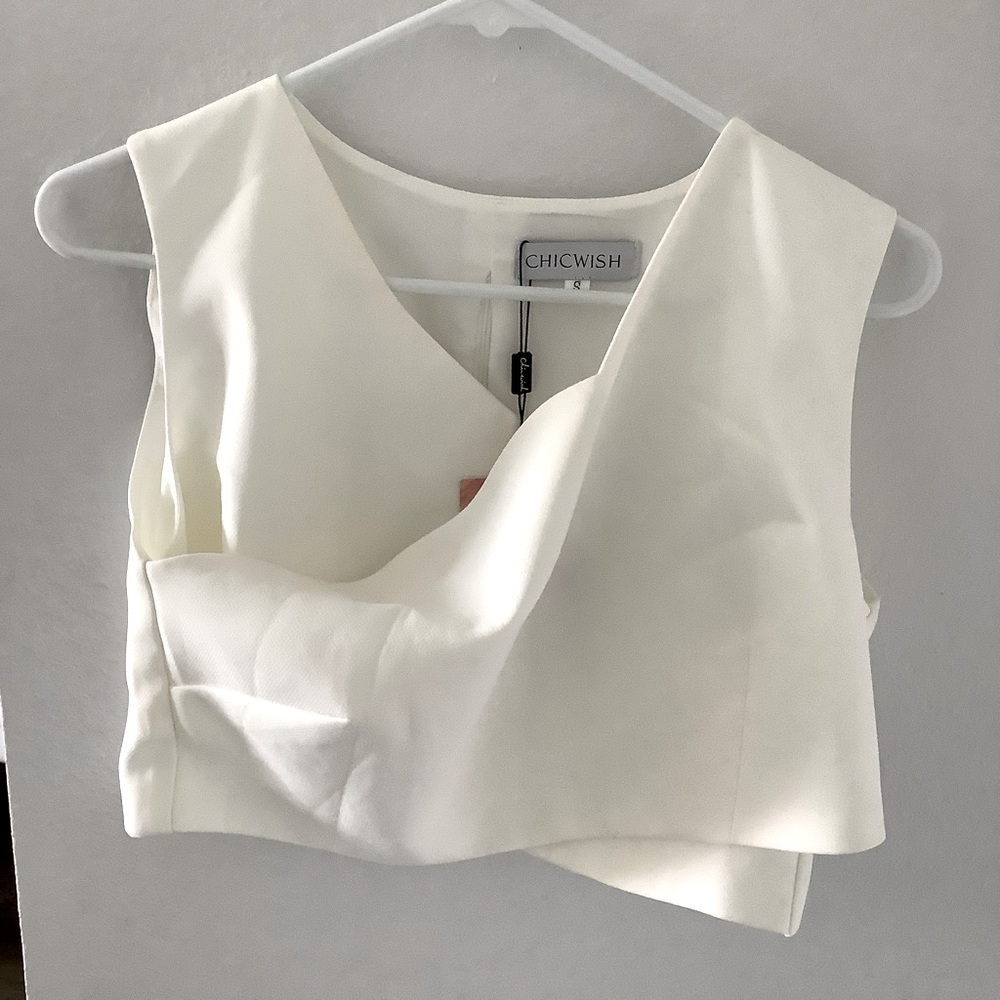 Savvy Cross Wrapped Top